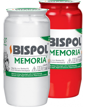 Запаска до лампадки Bispol Memoria масляна 2 дні (W02)