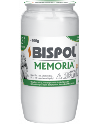 Запаска до лампадки Bispol Memoria масляна 2 дні (W02)
