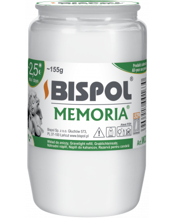Запаска до лампадки Bispol Memoria масляна 2.5 дні (W03)