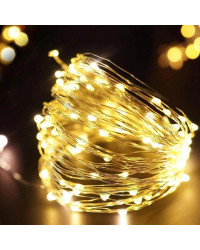Гірлянда РОСА 30 LED, 3 м, на батарейках, теплий білий (1976-07)