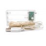 Гірлянда РОСА 50 LED, 5 м, на батарейках + USB, теплий білий (1977-07)