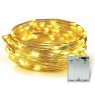 Гірлянда РОСА 100 LED, 10 м, на батарейках + USB, теплий білий (1978-07)