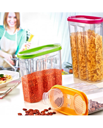 Банка для сипучих продуктів Irak Plastik 1.2 л (SA-930)