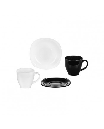 Чайний сервіз Luminarc Carine Black 220 мл 12 перметів (D2371)
