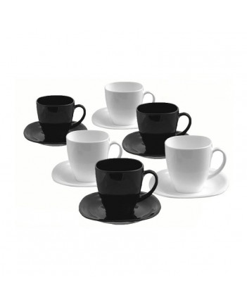 Чайний сервіз Luminarc Carine Black 220 мл 12 перметів (D2371)