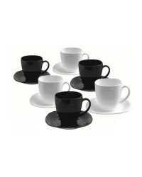 Чайний сервіз Luminarc Carine Black 220 мл 12 перметів (D2371)
