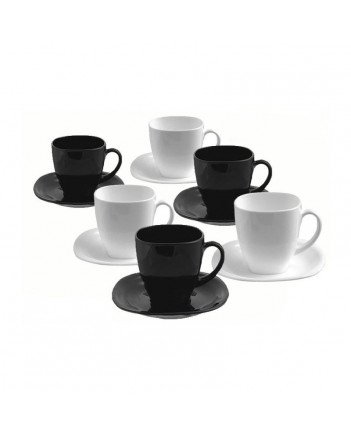 Чайний сервіз Luminarc Carine Black 220 мл 12 перметів (D2371)