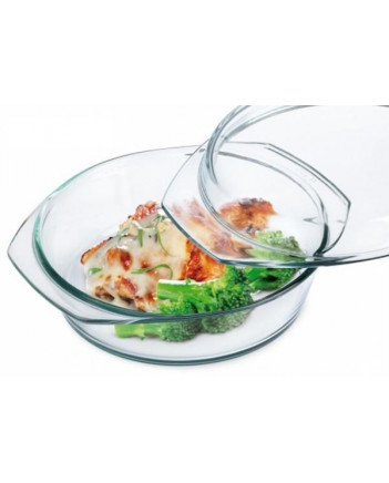 Гусятниця SIMAX з кришкою кругла 2.5 л (6176-6186)