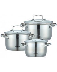 Набір каструль Bohmann 2,1 2,9 л 3,9 л (BH-71903)