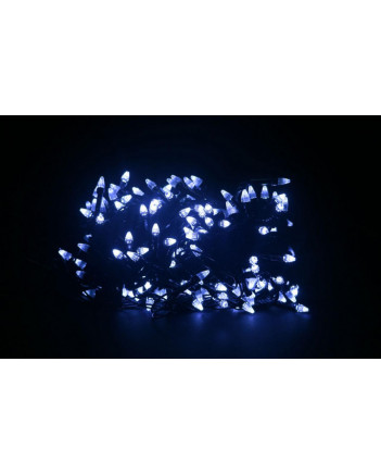 Гірлянда конус 500 LED, 28 м, білий (чорний провід) (1250-03)