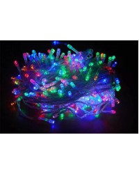 Гірлянда 100 LED, 6 м, мульті (прозорий провід) (1110-01)