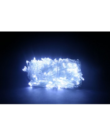 Гірлянда 100 LED, 6 м, білий (прозорий провід) (1110-03)