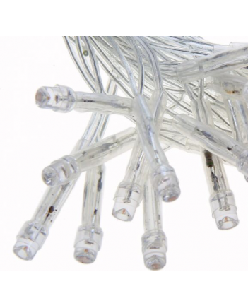 Гірлянда 100 LED, 6 м, синій (прозорий провід) (1110-02)