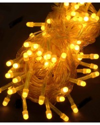 Гірлянда 100 LED, 6 м, жовтий, однотон (1183-06)